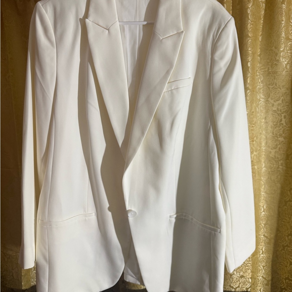 Express Classic White Women's Blazer